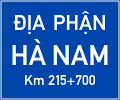 Biển báo I.419a - Chỉ dẫn địa giới