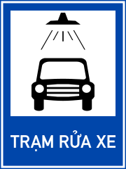 Biển báo I.429 - Nơi rửa xe