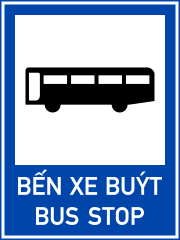 Biển báo I.434a - Bến xe buýt