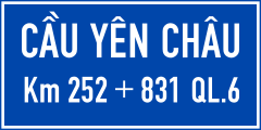 Biển báo I.439 - Tên cầu