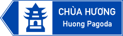 Biển báo I.444g - Biển chỉ dẫn hướng vào khu danh thắng và du lịch
