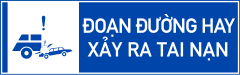 Biển báo I.445g - Đoạn đường hay xảy ra tai nạn