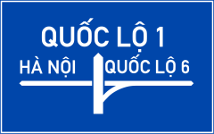 Biển báo I.447b - Biển báo cầu vượt liên thông (dạng 2)