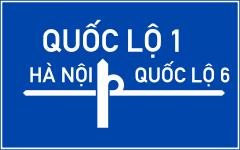 Biển báo I.447d - Biển báo cầu vượt liên thông (dạng 4)