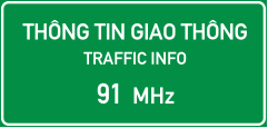 Biển báo IE.462 - Tần số trên sóng radio