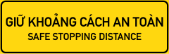 Biển báo IE.471 - Giữ khoảng cách lái xe an toàn