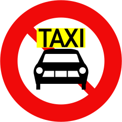 Cấm xe ô tô taxi